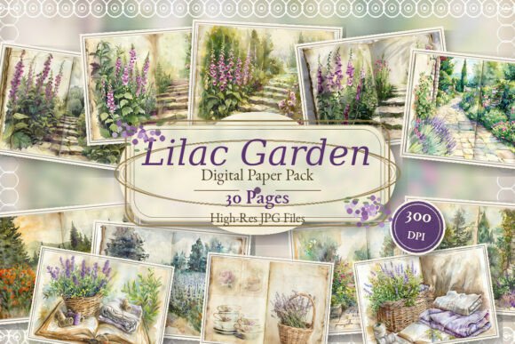 Download Watercolor Floral Journal Backgrounds - Floral Collection