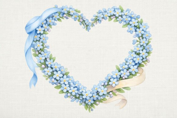 Download Memorial Floral Heart Frame PNG - Floral Collection