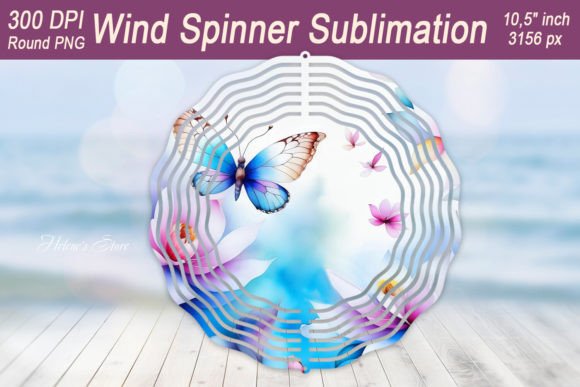 Download Butterfly Wind Spinner with Copy Space - Space Collection