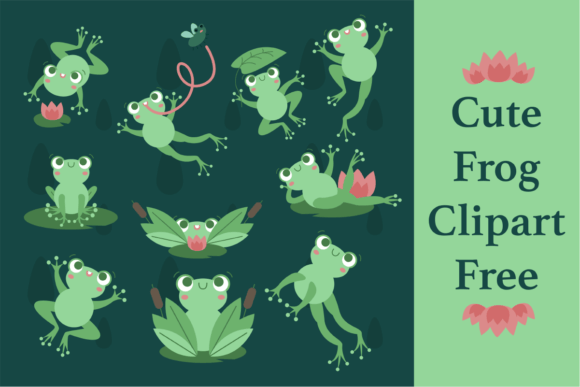 Download Cute Frog Clipart Free - Cute frog Collection