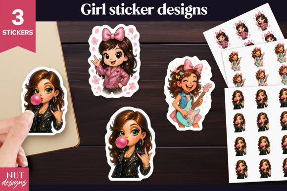 Download Cool Girl Sticker Pack - Girl Collection