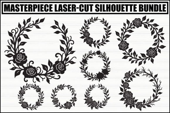 Download Elegant Floral Wreath Bundle - Floral Collection