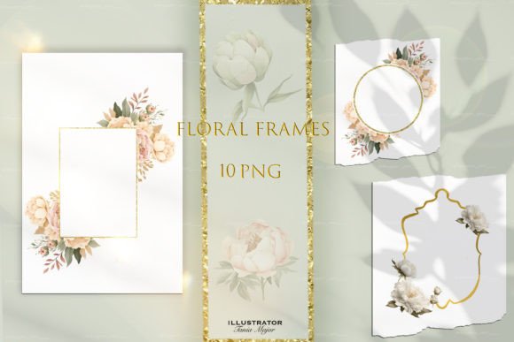 Download Peony Frames, Floral Frame - Floral Collection
